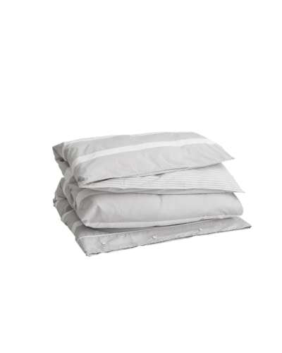 GANT Oxford Stripe Bettdeckenbezug einzeln 135x200cm Farbe Grey