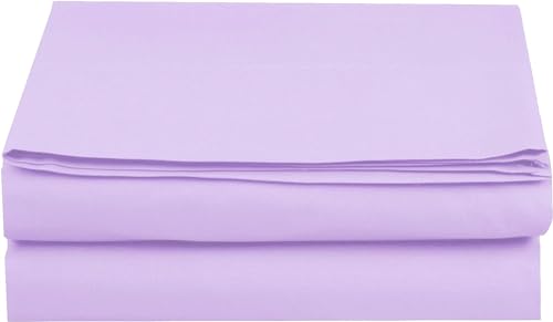 Elegant Comfort 1-teiliges Bettlaken in Premium-Hotelqualität, luxuriös und weich, 1500 Premium-Mikrofaser-Bettw� �sche, knitterfrei, schmutzabweisend, King, Flieder