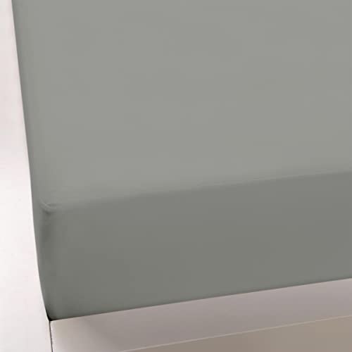 Formesse Bella-Donna Jersey Spannbettlaken Zement, 180x200-200x220 cm