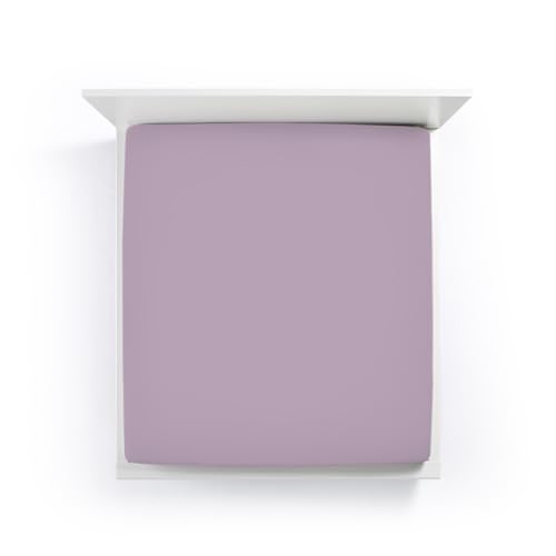 Formesse – Bella Donna Jersey. Edles Jersey-Spannbettlaken 180x190-200x220 cm - bis 30cm Höhe - 97% Baumwollzwirn, 3% Elastan, Aloe Vera und Arganöl/Spannbetttuch aus Deutschland - Amethyst