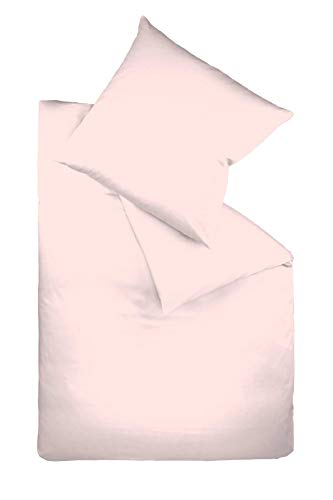 Fleuresse 9200 colours Interlock Jersey Bettwäsche aus 100% Baumwolle, Oekotex Standard 100, 135 x 200 cm, rosa