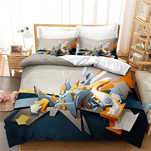 TMMDH Bettwäsche Set Pfeil Bettbezug 135x200 cm weich bequem atmungsaktiv Hypoallergen Mikrofaser Bettbezüge Und 2 Kissenbezug,Geeignet für Jungen Mädchen Kinder