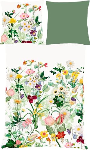 Fleuresse Wendebettwäsche Tencel™ Lyocell bunt Größe 1x 135x200 cm + 1x 80x80 cm
