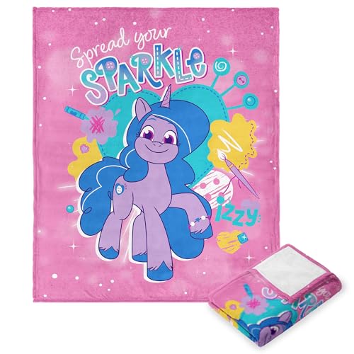 Northwest Hasbro My Little Pony, Überwurfdecke mit seidiger Haptik, 101,6 x 127,7 cm