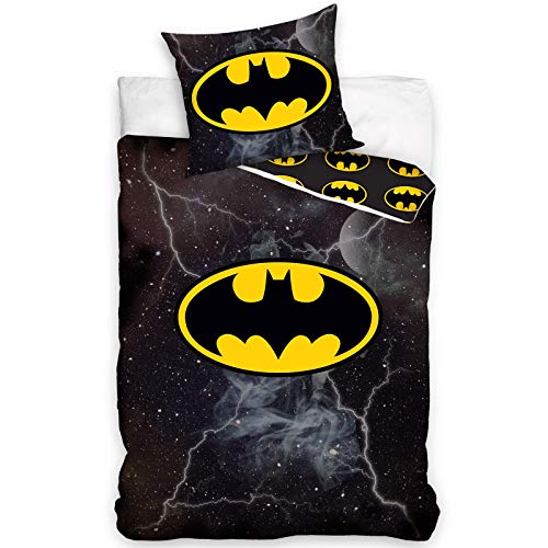 DC Universe BAT186001 Batman Wende-Bettwäsche Set 140 x 200cm DC Universe BAT186001 Batman Wende-Bettwäsche Set 140 x 200cm
