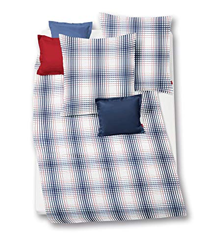 fleuresse Seersucker Bettwäsche Rio 443841-02 1 Bettbezug 155 x 220 cm + 1 Kissenbezug 80 x 80 cm