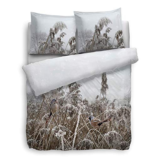 Heckett Lane Mako-Satin Wendebettwäsche Dauw 135x200 (80x80) Multi