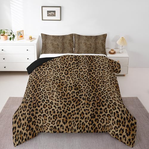 Feelyou Leoparden-Bettwäsche-Set , volle Größe, Geparden-Druck, Schmusetuch für Kinder, Jungen, Mädchen, Tier-Bettwäsche-Set, Safari-Bettbezug mit 1 Kissenbezug Feelyou Leoparden-Bettwäsche-Set , volle Größe, Geparden-Druck, Schmusetuch für Kinder, Jungen, Mädchen, Tier-Bettwäsche-Set, Safari-Bettbezug mit 1 Kissenbezug