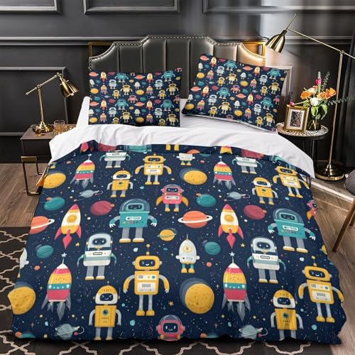 VOXYTMLWG Sphynx Katze Hautfreundlich 3D-gedrucktes Bettwäsche 3 Stück mit Reißverschluss Steampunk Blütenmuster Bettbezug Bequem for Erwachsene,Kinder,Männer ,Fans Single?140x200cm?