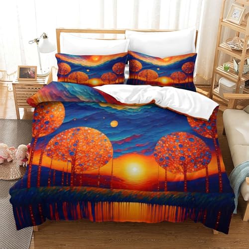 REIPOL Twilight Bettwäsche 3 Teilig Mikrofaser Cartoon Bettbezug Weiche Deckenbezug Mit Reißverschluss Und Kissenbezug Tröster Set Geeignet Für Kinder Erwachsene Senioren Twin?173x218cm?