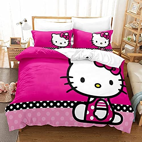 Carbotex Hello Kitty Babybettwäsche 100x135 Cm - 100% Baumwolle