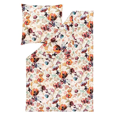 ESTELLA Mako Interlock Jersey Bettwäsche Sanna Multicolor 1 Bettbezug 135 x 200 cm + 1 Kissenbezug 80 x 80 cm