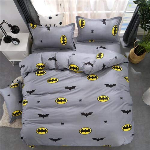 RONGXIE Batman Bettwäsche Set US Twin Voll Königin König AU Super King Size Cartoon Bettbezug Kissenbezüge Tier Bettwäsche Set RONGXIE Batman Bettwäsche Set US Twin Voll Königin König AU Super King Size Cartoon Bettbezug Kissenbezüge Tier Bettwäsche Set