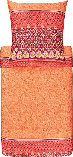 Bassetti Bettwäsche, Baumwolle, ORANGE, 135x200, 2
