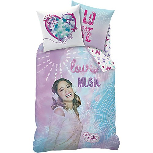 BERONAGE Winter Flanell Bettwäsche Set Disney Music 135 x 200 + x Neu & Ovp in Biber   Wendebettwäsche