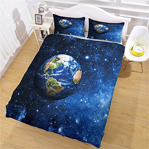 SugdeN Bettwäsche Kinder 135X200 Druck Bettwasche Mit 2 Kissenbezügen 80X80Cm Mikrofaser Bettwäsche Kinder Jungen 135X200Cm Weich Und Bequem