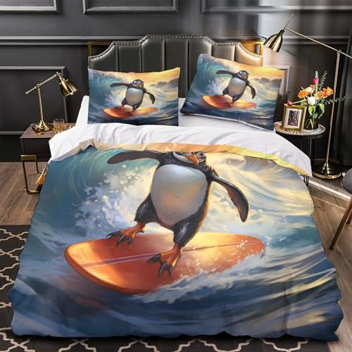 VOXYTMLWG Swan in Pink Bloom Pflegeleicht 3D-Gedruckter Nature Fantasy Bettdeckenbezug Bettwäsche-Set dreiteiliger Zip Verschluss Atmungsaktiv for Jungen,Teen Jungen,Frauen,Teenager Double?200x200cm?