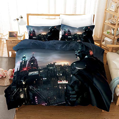 Vampsky Marvel DC Anime Dark Knight Schwarz Batman Sport Bettbezug-Set Dekorative 3 Stück Bettwäsche-Set mit 2 Kissen Shams Mikrofaser Kinder Tröster Sets mit Kissen- (Größe : 200 * 230cm) Vampsky Marvel DC Anime Dark Knight Schwarz Batman Sport Bettbezug-Set Dekorative 3 Stück Bettwäsche-Set mit 2 Kissen Shams Mikrofaser Kinder Tröster Sets mit Kissen- (Größe : 200 * 230cm)
