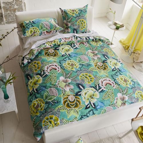 Bettbezug, Damaszenerrosa, Jade, 140 x 200 cm, Designers Guild