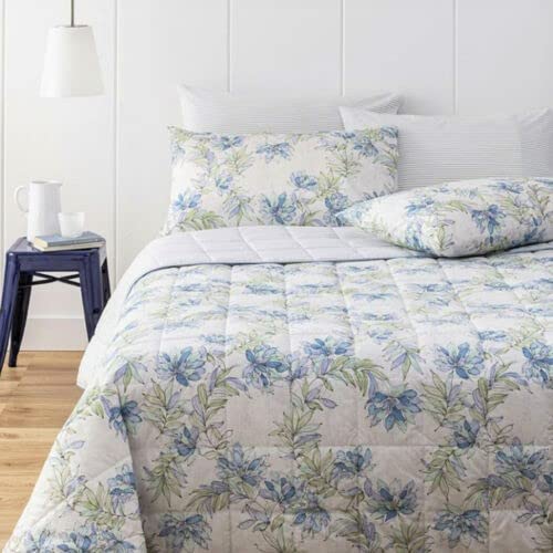 Zucchi Bettwäsche-Set für Doppelbett mit Doppelbett, 100 % reine Baumwolle, Spannbettlaken + 4 Kissenbezüge Felicity B1