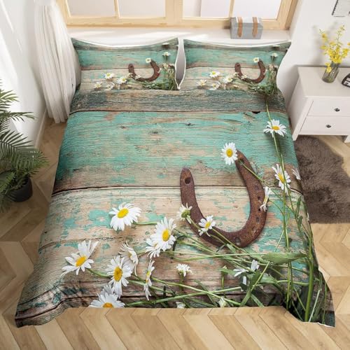 TACOKI Bettwäsche 155x220 Landhaus, 3D Muster Scheunentor Bettwäsche Set Weich Kuschelig Mikrofaser Bettbezug mit Reißverschluss Bettbezüge + 2 Kissenbezug 80x80 cm 3249z TACOKI Bettwäsche 155x220 Landhaus, 3D Muster Scheunentor Bettwäsche Set Weich Kuschelig Mikrofaser Bettbezug mit Reißverschluss Bettbezüge + 2 Kissenbezug 80x80 cm 3249z