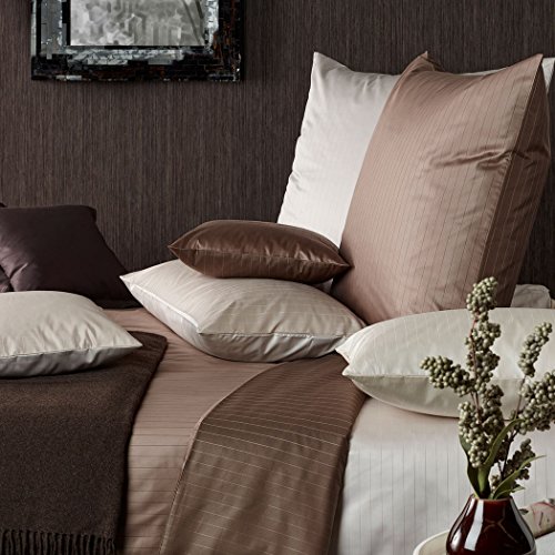 C.Bauer Bettwsche Bed Linen Nr. 2 Bezug 200x220 + 2 Kissen 70x90 Farbe 2870 blau