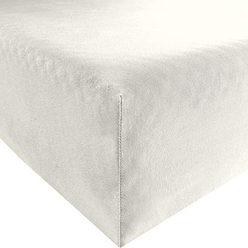 Formesse Spannbettlaken Bella Donna Elastic-Jersey-Stretch weiß Größe 120x 190 - 130x220 cm