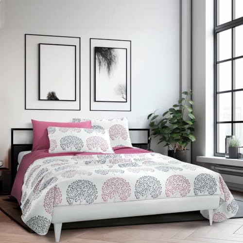 Gabel Bettwäsche-Set – Tagesdecke für Doppelbett, reine Baumwolle, Artikel (Foto L06)