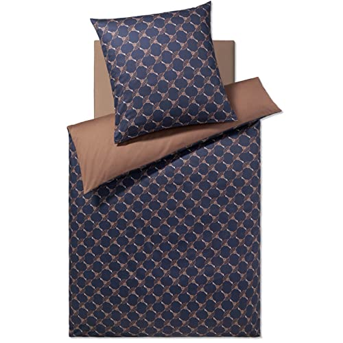Joop! Bettwäsche Cornflower Double Dark Sapphire 1 Bettbezug 135 x 200 cm + 1 Kissenbezug 80 x 80 cm
