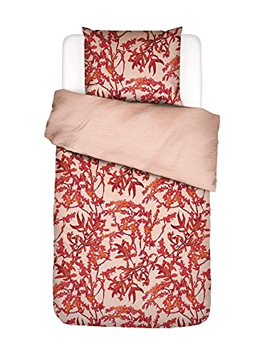 ESSENZA Bettwäsche Bowie Blumen Rose, 155x220 + 1 x 80x80 cm