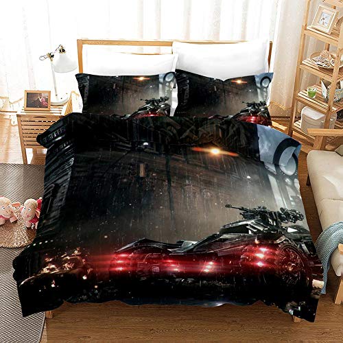 YYANG Bettwäsche-Set Gedruckt Batman Und Clown 3-teiliges Set Bettwäsche Aus 100% Mikrofaser Verwendet Für Geschenk (1 Bettbezug + 2 Kissen-) P-Full(200x229cm) YYANG Bettwäsche-Set Gedruckt Batman Und Clown 3-teiliges Set Bettwäsche Aus 100% Mikrofaser Verwendet Für Geschenk (1 Bettbezug + 2 Kissen-) P-Full(200x229cm)