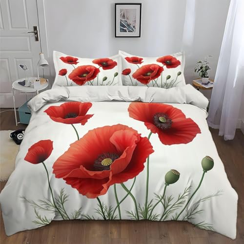 YZQGLHP Kinder Bettwäsche Set Mode Bettwäsche 135x200 cm Jungen Bettbezug für Mädchen Kids Microfaser Himmlische Qualität Betten Set mit 1 Kissenbezug 80x80cm Einzelbett