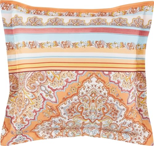 Bassetti MARECHIARO Kissenhülle zu Bettwäsche aus 100% Baumwollsatin in der Farbe Orange O1, Maße: 40x40 cm - 9328337