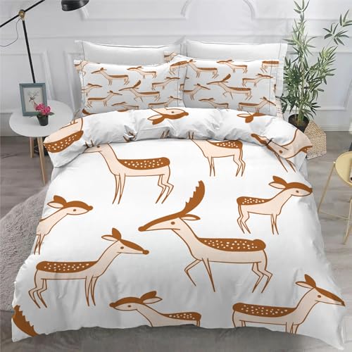 Bettwäsche 140x200 3teilig Cartoon Mikrofaser Bettbezug Bettwäsche Sets 2 Kissenbezüge 80x80cm, Wendebettwäsche Bedding Reißverschluss Bettwäsche 140x200 3teilig Cartoon Mikrofaser Bettbezug Bettwäsche Sets 2 Kissenbezüge 80x80cm, Wendebettwäsche Bedding Reißverschluss