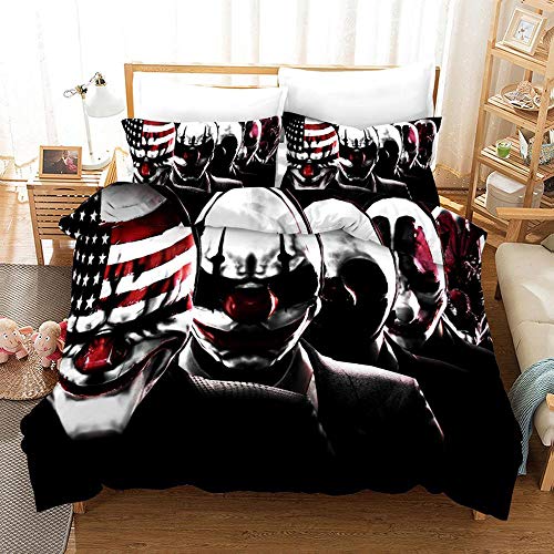 bed linings Bettwäsche-Set Gedruckt Batman Und Clown 3-teiliges Set Bettwäsche Aus 100% Mikrofaser Verwendet Für Geschenk (1 Bettbezug + 2 Kissen-) G-Twin(172x218cm) bed linings Bettwäsche-Set Gedruckt Batman Und Clown 3-teiliges Set Bettwäsche Aus 100% Mikrofaser Verwendet Für Geschenk (1 Bettbezug + 2 Kissen-) G-Twin(172x218cm)
