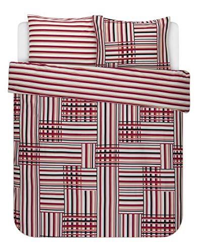  Bettwäsche Evie Duvet I Größe 135x200 80x80 cm I Farbe Red