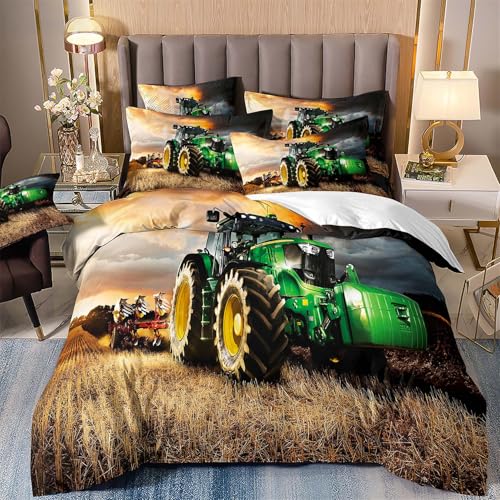 VOGIAY Bettwäsche 135x200 3D Muster Bettwäsche – Bettwäsche für Jungen Mädchen Mikrofaser 1 Kissenbezug 80x80cm – Versteckter Reißverschluss Weich Bequem