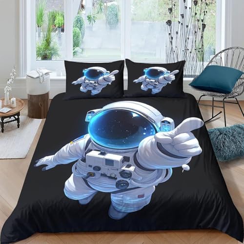 Bettwäschegarnitur Bettbezug Set 3D Gedruckter Astronauten-Weltraum 200X200 cm Für Kinder Mädchen Jungen Weich Microfaser Bettwäsche Und Kissenbezüge Reissverschluss 3 Teilig-430677739 Bettwäschegarnitur Bettbezug Set 3D Gedruckter Astronauten-Weltraum 200X200 cm Für Kinder Mädchen Jungen Weich Microfaser Bettwäsche Und Kissenbezüge Reissverschluss 3 Teilig-430677739