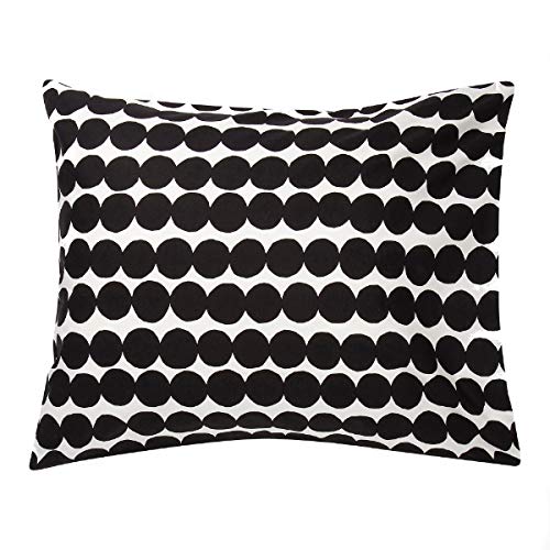 Marimekko - Kopfkissenbezug, Kissenbezug - Räsymatto - Baumwolle - schwarz/weiß - 50 x 60 cm