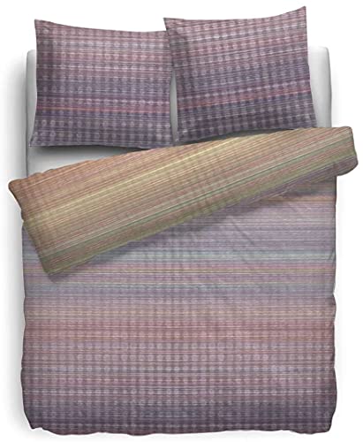 HNL Mako-Satin Bettwäsche - Gradient Stripe Multi 135/200+1x80x80
