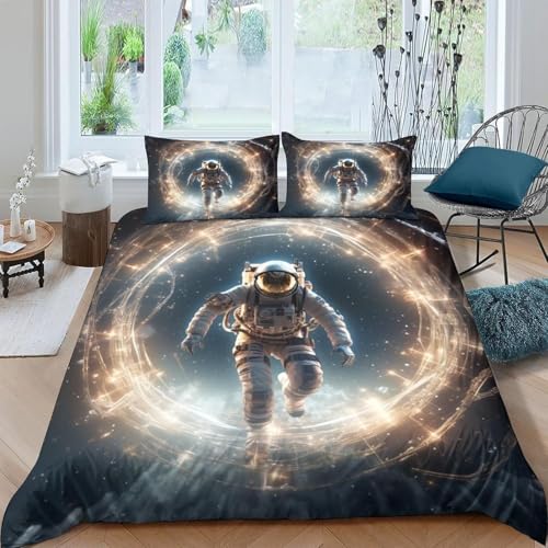 Astronauten-Weltraum Bettwäsche 90X190 cm Teenager Bettwäsche-Set 3D Druck Jungen Mädchen Bettbezug Mit Reißverschluss Weich Mikrofaser Kinderbettwäsche Bettbezüge Mit 2 Kissenbezug -87829671624267 Astronauten-Weltraum Bettwäsche 90X190 cm Teenager Bettwäsche-Set 3D Druck Jungen Mädchen Bettbezug Mit Reißverschluss Weich Mikrofaser Kinderbettwäsche Bettbezüge Mit 2 Kissenbezug -87829671624267
