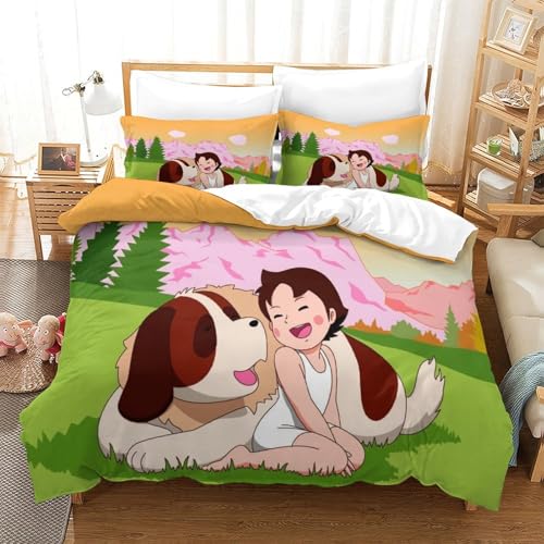 Rochile Heidi Bettbezug Bettwäsche Kinderbettwäsche-Set Reißverschluss Mit Kissenbezügen Betten Set Für Jugendliche Kinder Schlafzimmer Single?140x200cm?