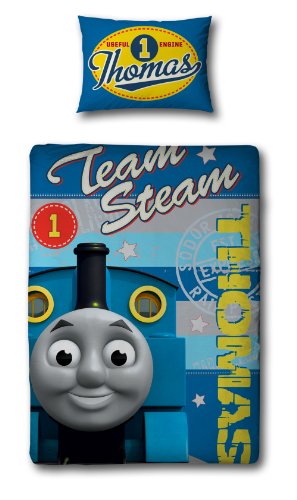 Thomas Character World Kinder-Bettwäsche für Einzelbett kleine Lokomotive