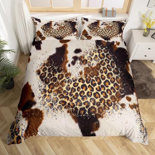 Pechiwuo Bettwäsche 135x200 cm Leoparden-Textur Bettwäsche-Sets Leopard Bettbezug Winter Weiche Mikrofaser Bettwäsche-Set Bettbezug 135x200 cm + 2 Kissenbezug 80x80 cm S472 Pechiwuo Bettwäsche 135x200 cm Leoparden-Textur Bettwäsche-Sets Leopard Bettbezug Winter Weiche Mikrofaser Bettwäsche-Set Bettbezug 135x200 cm + 2 Kissenbezug 80x80 cm S472