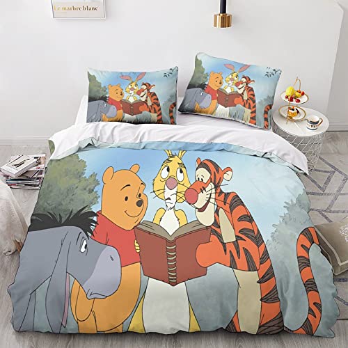 BIVEE The 3D Bettwäsche Kissenbezüge Animation Bettbezug Set Polyester Fibre Bed Linen Set Reißverschluss Mädchen Jungen Bettwäsche Set 3D Foto Bettwäsche King?220x240cm? BIVEE The 3D Bettwäsche Kissenbezüge Animation Bettbezug Set Polyester Fibre Bed Linen Set Reißverschluss Mädchen Jungen Bettwäsche Set 3D Foto Bettwäsche King?220x240cm?