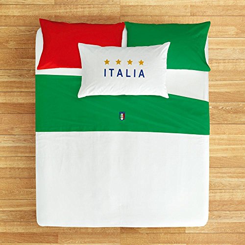    Set Einzelbett, in den italienischen Nationalfarben   Offizieller FIGC Artikel (Italienischer Fußballverband) 