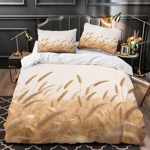 Landhausstil Bettwäsche 200x200 cm Winter Bettwäsche-Set 3D Herbstlandschaft Bettbezüge Weiche Kuschelig Mikrofaser Bettbezug mit Reißverschluss und 2 Kissenbezüge 80x80 cm c.364 Landhausstil Bettwäsche 200x200 cm Winter Bettwäsche-Set 3D Herbstlandschaft Bettbezüge Weiche Kuschelig Mikrofaser Bettbezug mit Reißverschluss und 2 Kissenbezüge 80x80 cm c.364