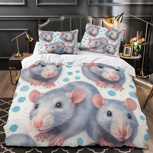 VOXYTMLWG Nett Tiger Cub Hautfreundlich 3D-gedrucktes Coon Fantasy Bettbezug Bettwäsche 3 Stück mit Reißverschluss Bequem for Erwachsene,Kinder,Männer ,Fans Single?140x200cm?