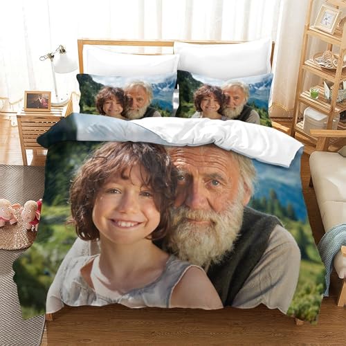 Rochile Heidi Bettbezug Bettwäsche Kinderbettwäsche Reißverschluss Mit Kissenbezügen Betten Set Für Jugendliche Kinder Schlafzimmer Single?140x200cm?