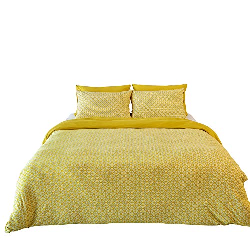 Living Home Single Jersey Bettwäsche Medina Yellow, 1 Bettbezug 135 x 200 cm + 1 Kissenbezug 80 x 80 cm
